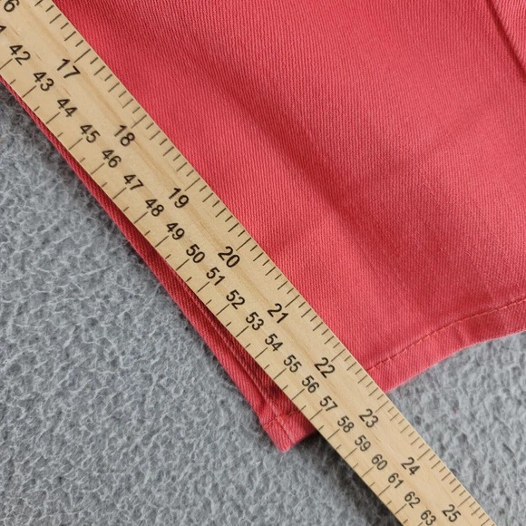 Chicos Jeans Womens 00 US 2 Pink/Red Platinum Crop Casual Pockets Flat Front - Picture 10 of 13